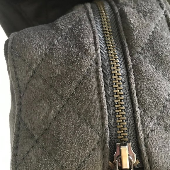 Vegan Suede Moto Jacket XS - NWT - Picture 5 of 10